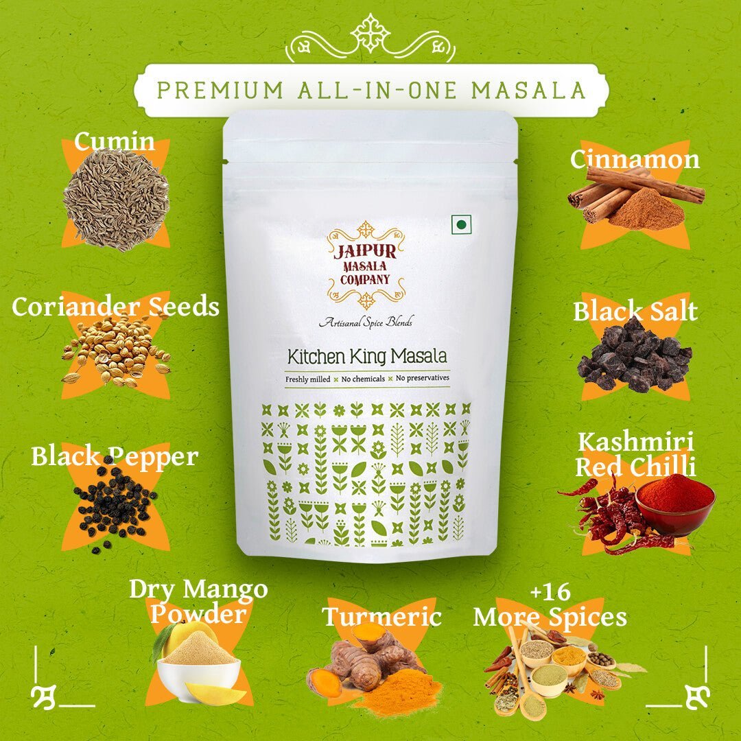 Combo Pack - Chai Masala & Kitchen King Masala - Jaipur Masala Company